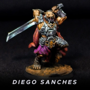 Beastmen Brute Boss by Diego Sanches (Jan 2022 Painting Contest 3rd Place)