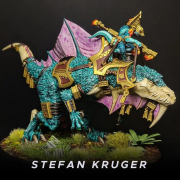 Saurian Spinosaurus by Stefan Kruger (Jun 2022 Painting Contest 2st Place)