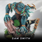 Saurian Dread Gator by Sam Smith (Sep 2022 Painting 3rd Place)
